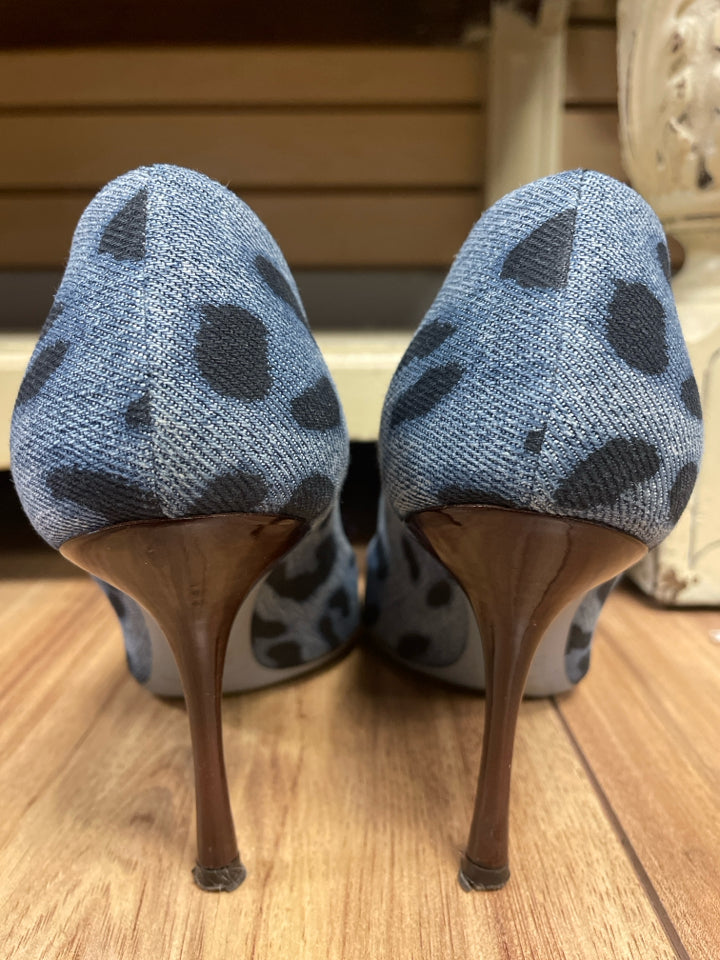 Dolce & Gabbana Size 36 1/2 Indigo Denim Pump